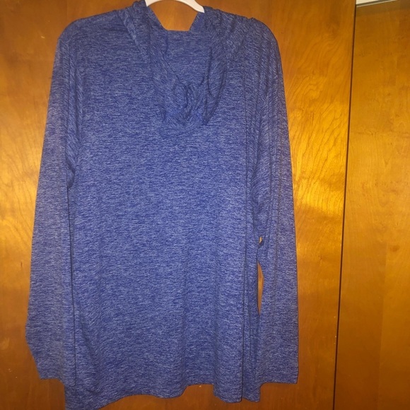 WOMEN nike purple hoody top shirt 3x - Picture 2 of 4